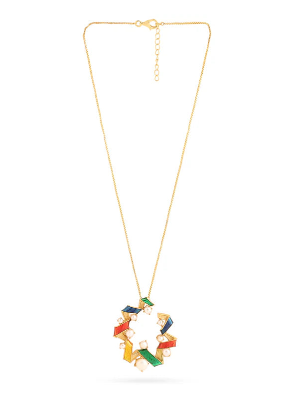 Ribbion Pearl Pendant