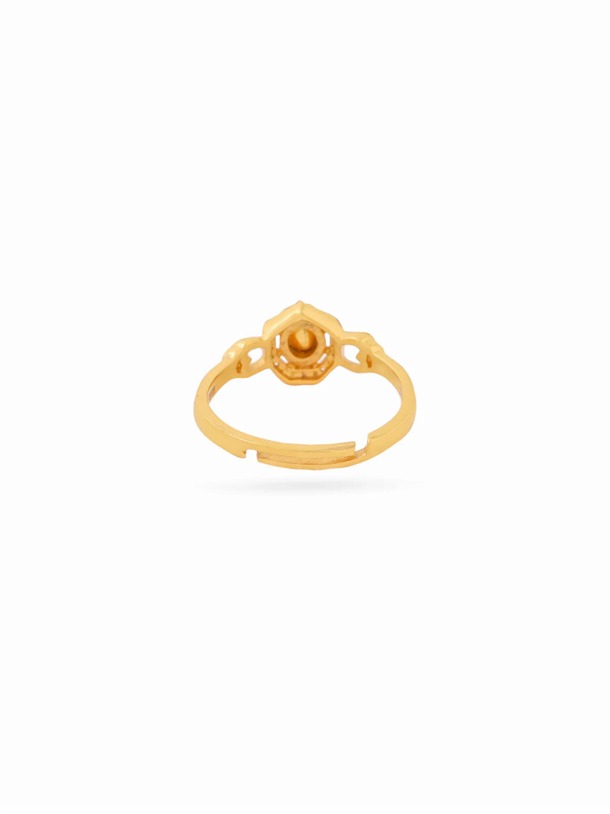 Heritage Gleam 925 Sterling Silver Polki Ring For Women