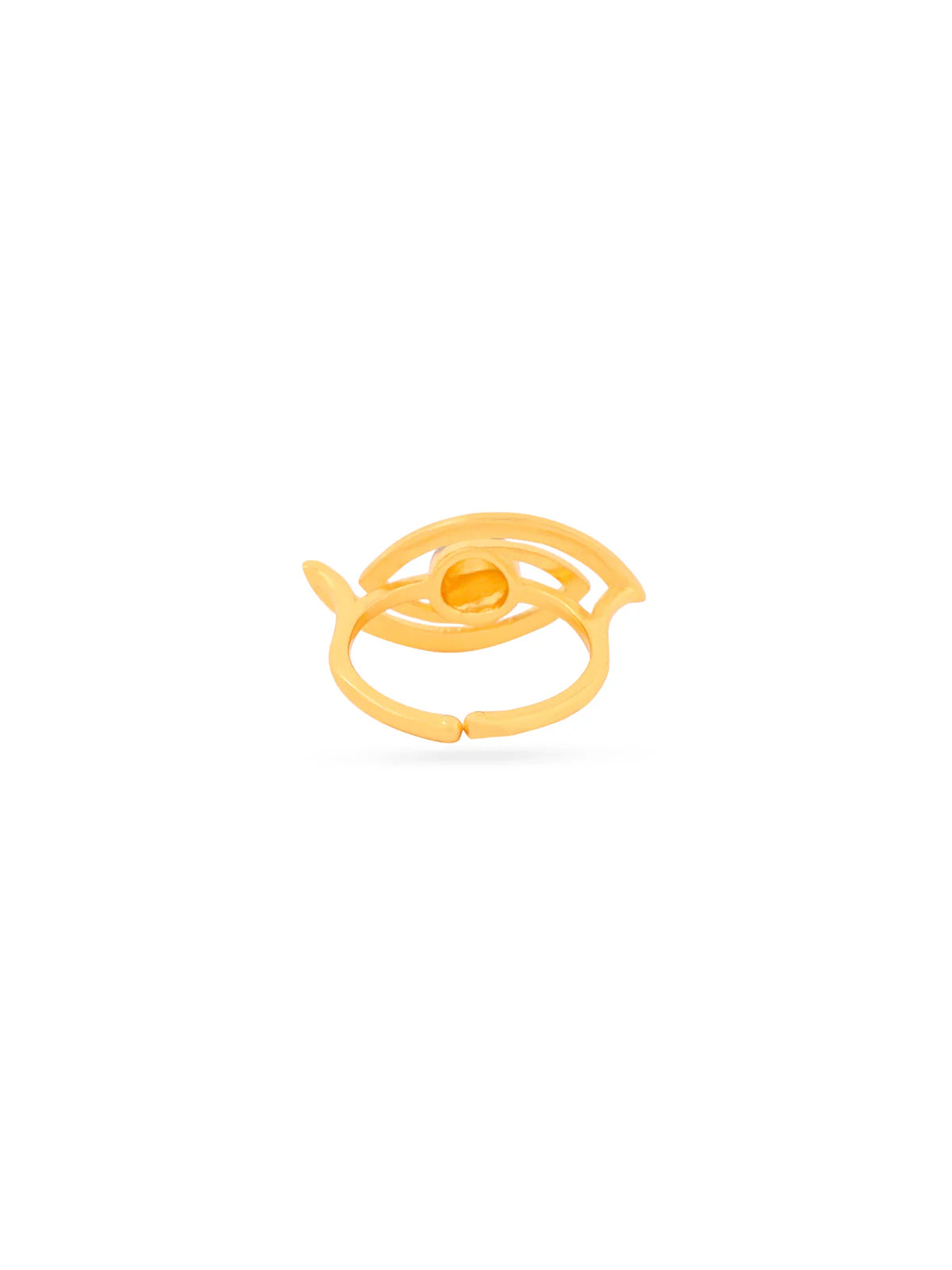 24K Gold Plated Evil Eye Lumina Collection Ring