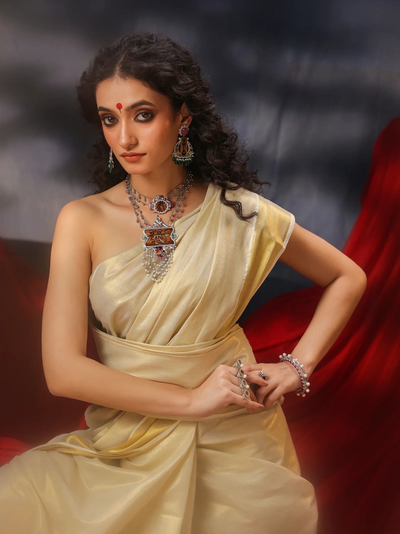 LAYERED DURGA NECKLACE