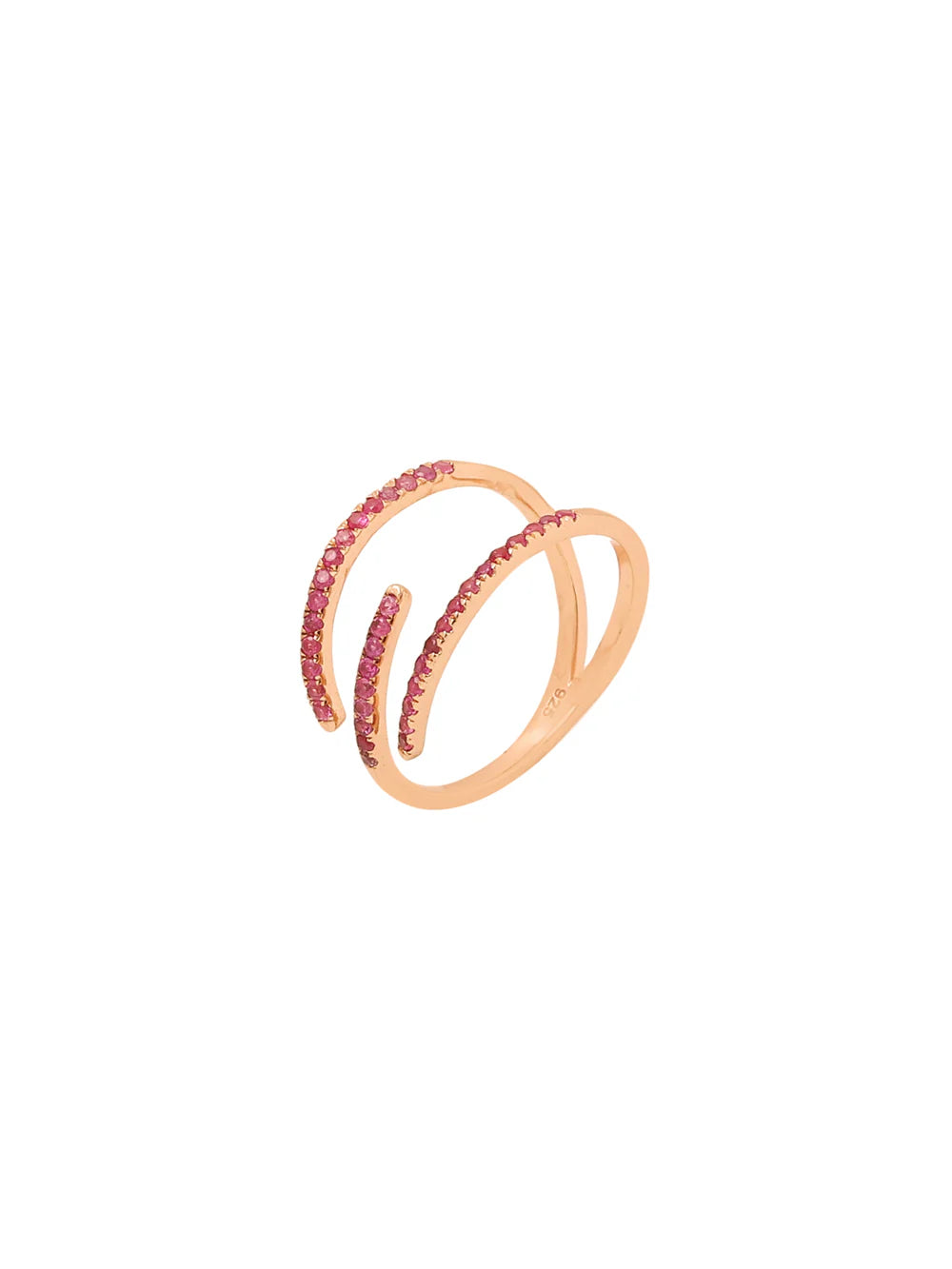 Ruby 925 Silver Number Three Lucky Numberical 925 Sterling Silver Ring For Women