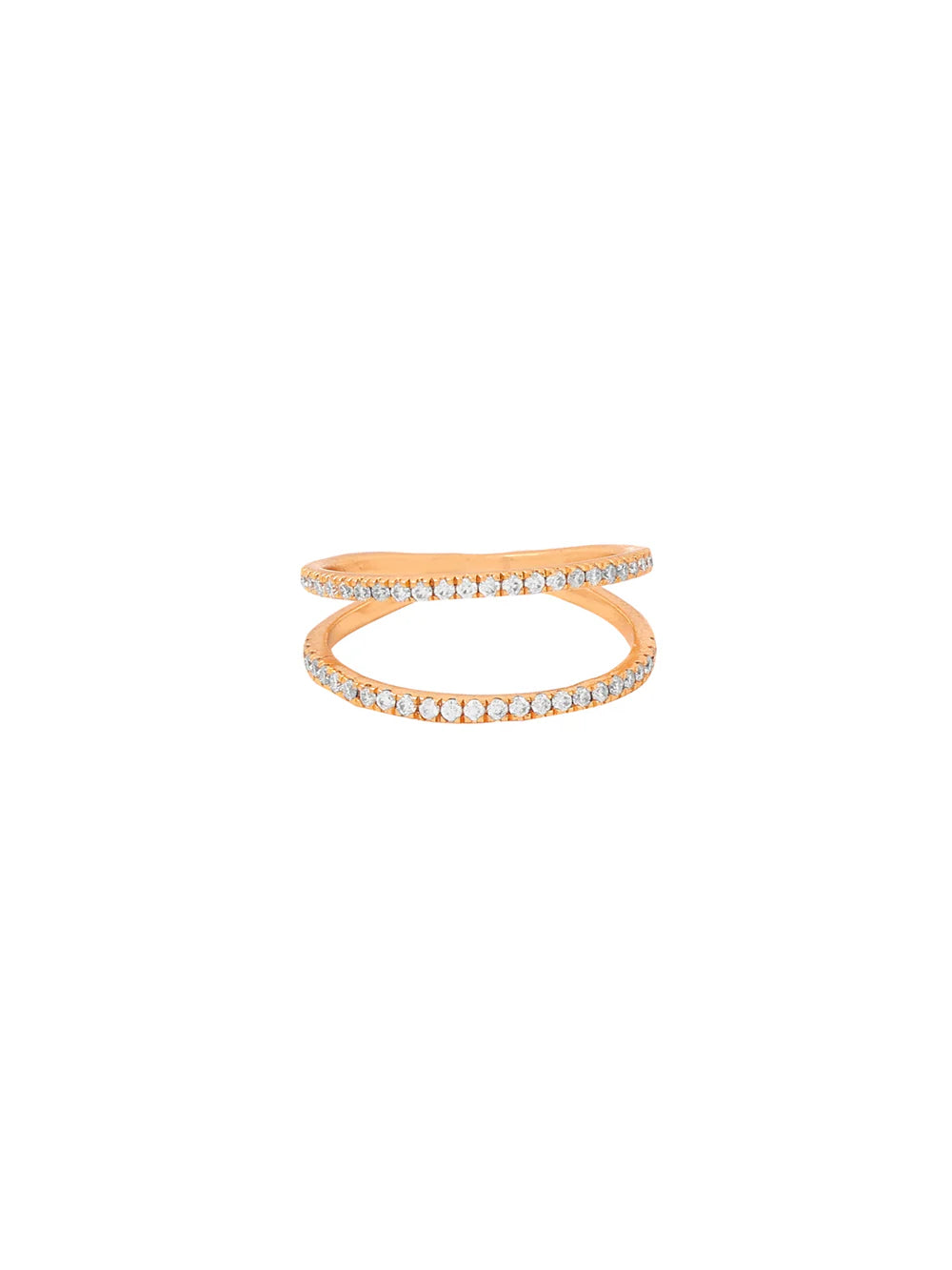 Ruby Numerical Eight Lucky Rose Gold 925 Sterling Silver Ring For Women