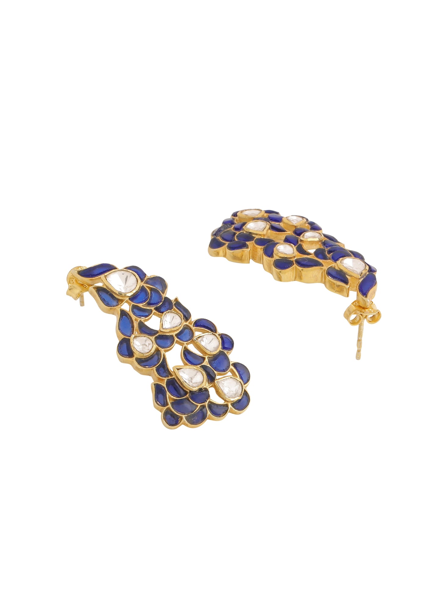 Blue Talfe Artistry 925 Sterling Silver Earrings For Women