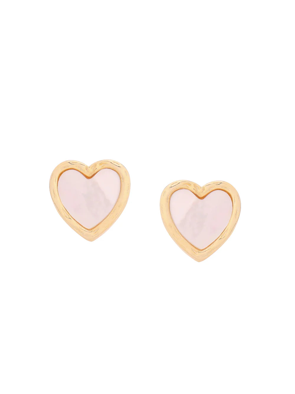 Heart Mother of Pearl Necklace Set