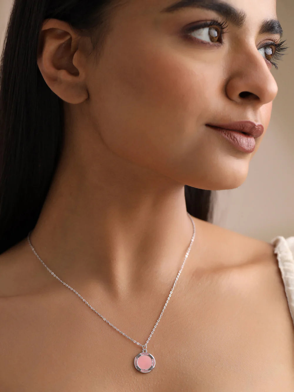 Pink Halo Pendant