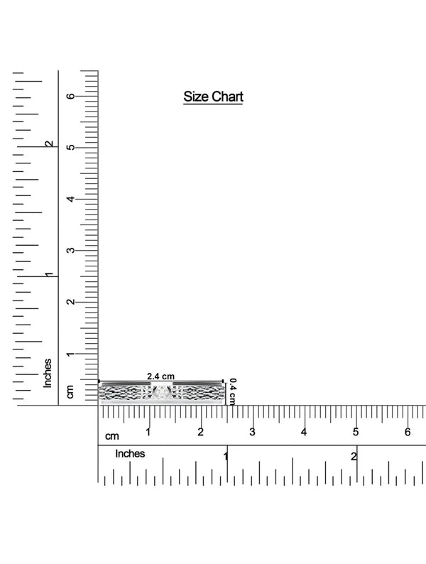 Moissanite Textured Silver 925 Sterling Silver Spinner Ring For Men