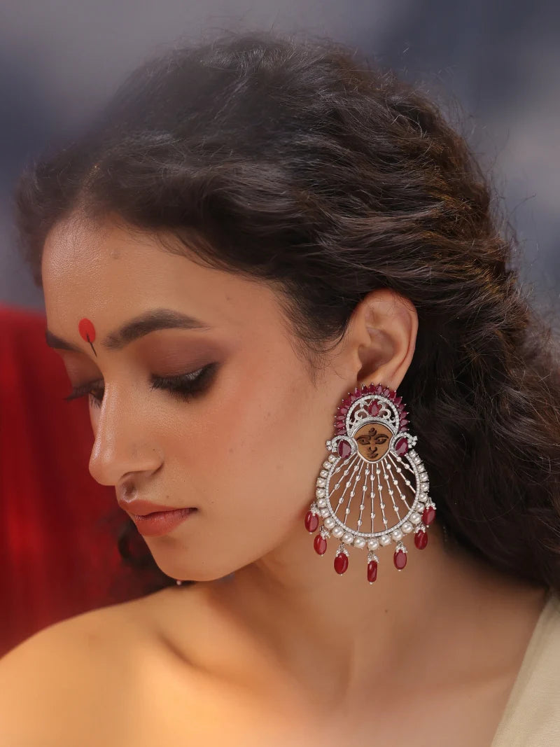 Durga Chandbali Earrings
