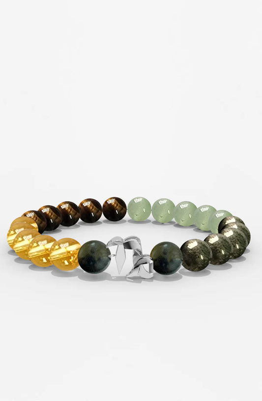 Sterling Silver Capricorn Money Magnet Bracelet For Men