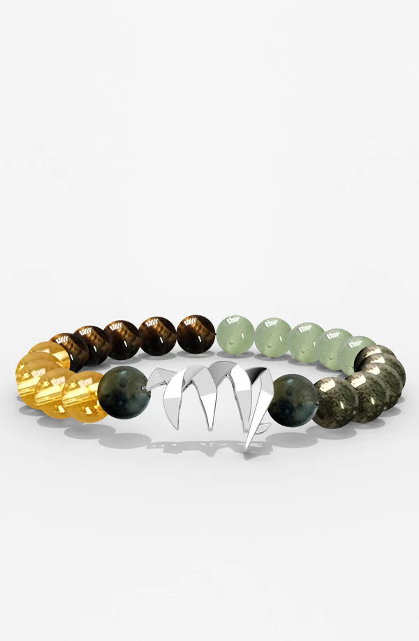 Sterling Silver Virgo Money Magnet Bracelet For Men