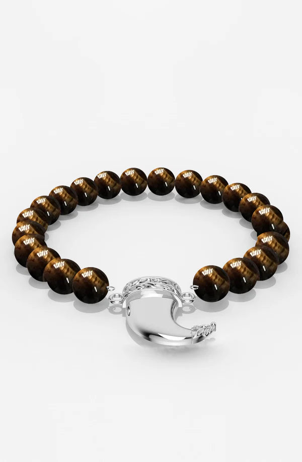 Sterling Silver Feroscious Tiger Bracelet Bracelet For Men