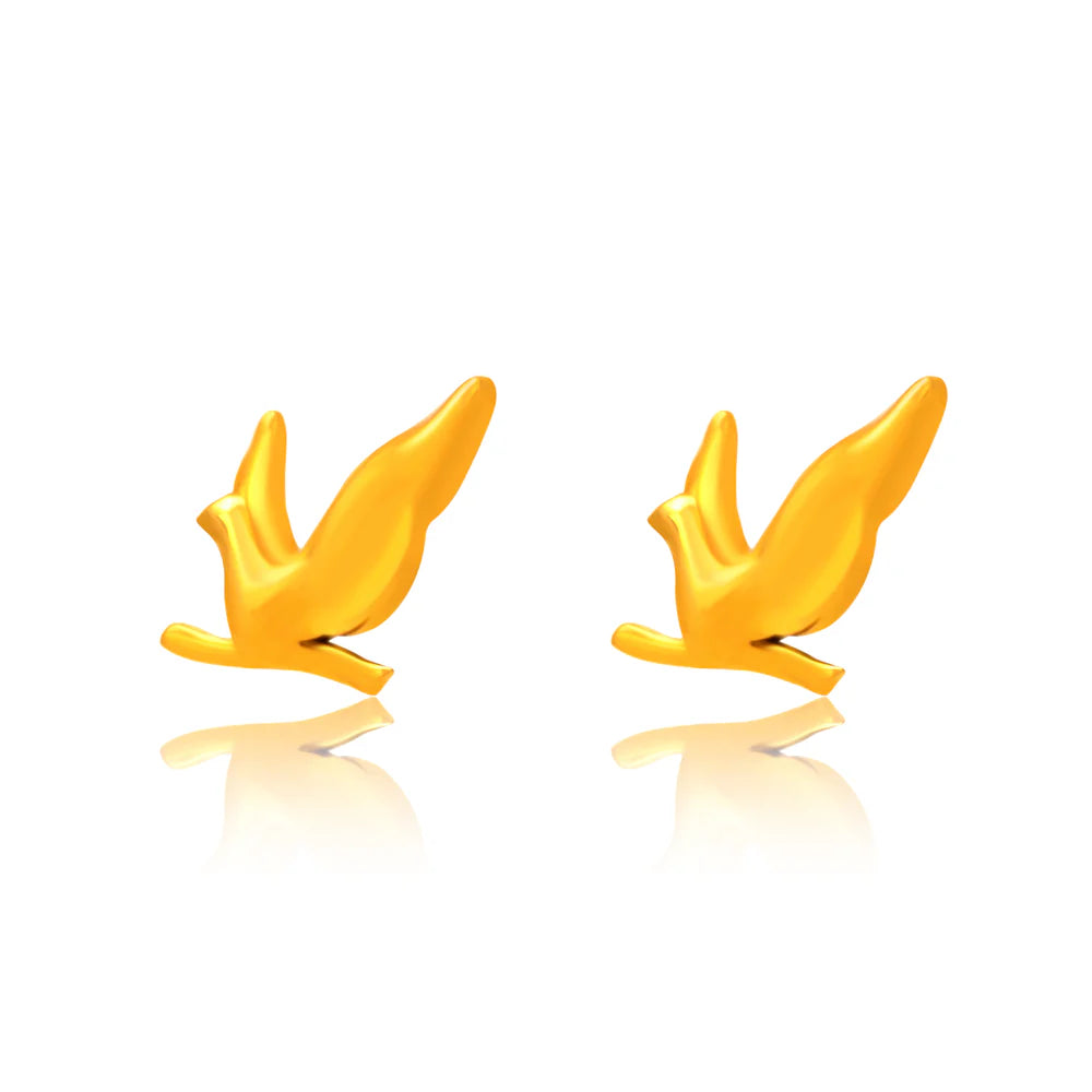 Golden Dove 925 Sterling Silver Studs For Women