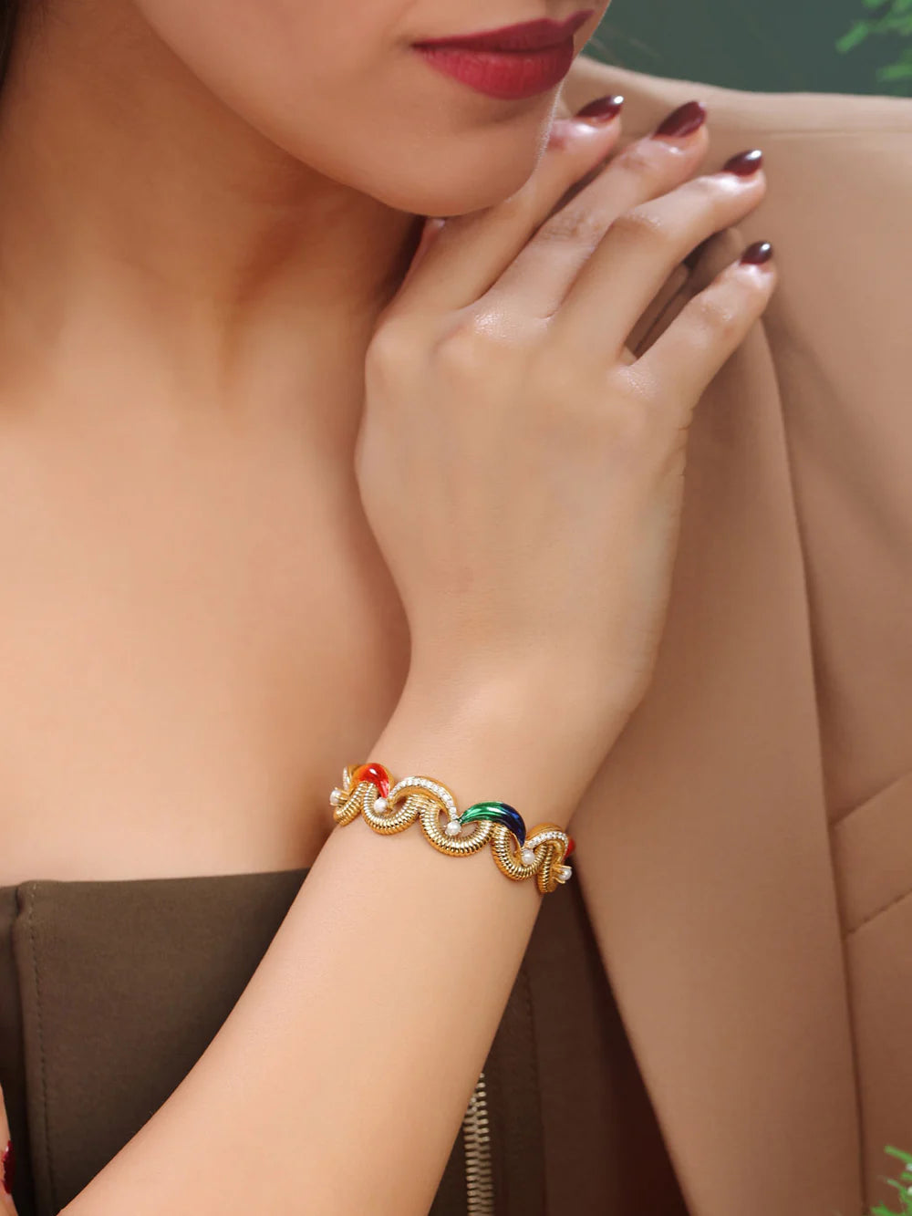 Drape Curtain Bangle