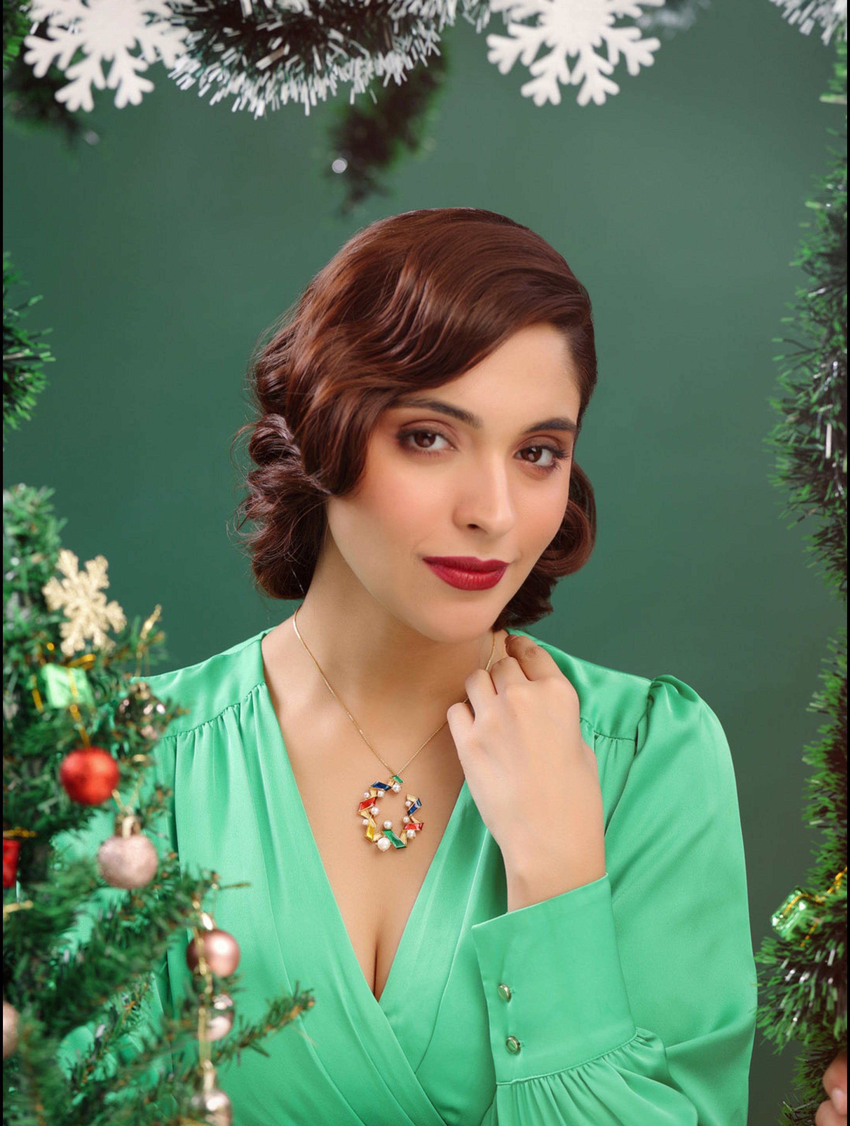 Ribbion Pearl Pendant