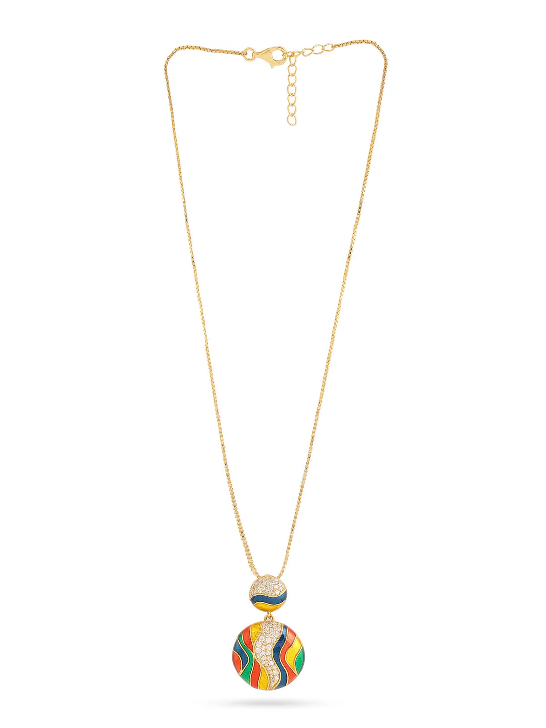 Figure 8 Moissanite River Pendant