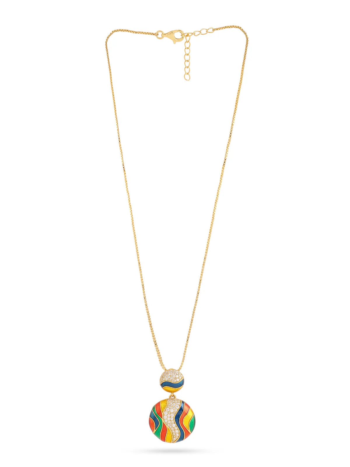 Figure 8 Moissanite River Pendant