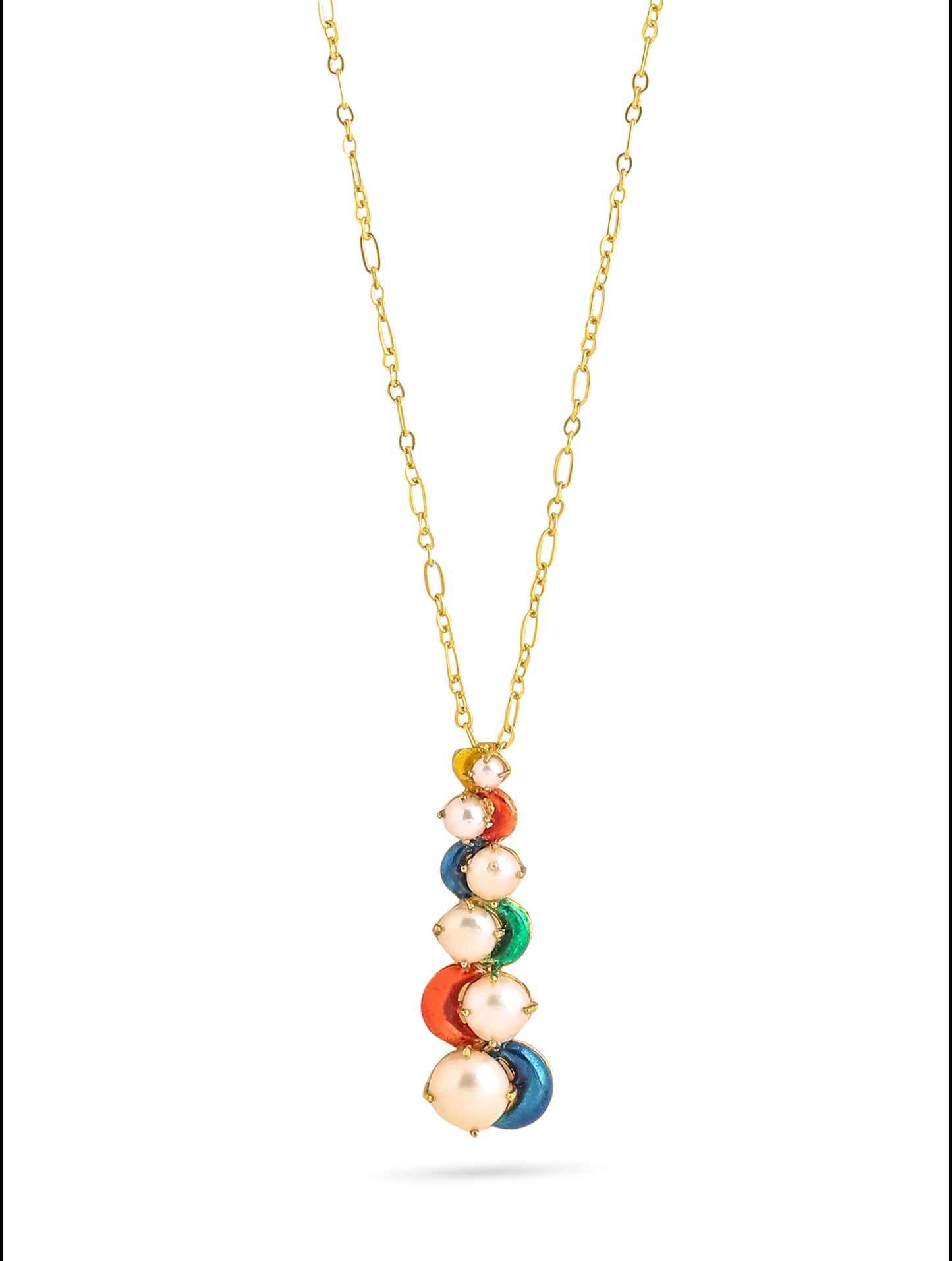 Scintillate Enamel Pendant 925 Sterling Silver Pendant For Women