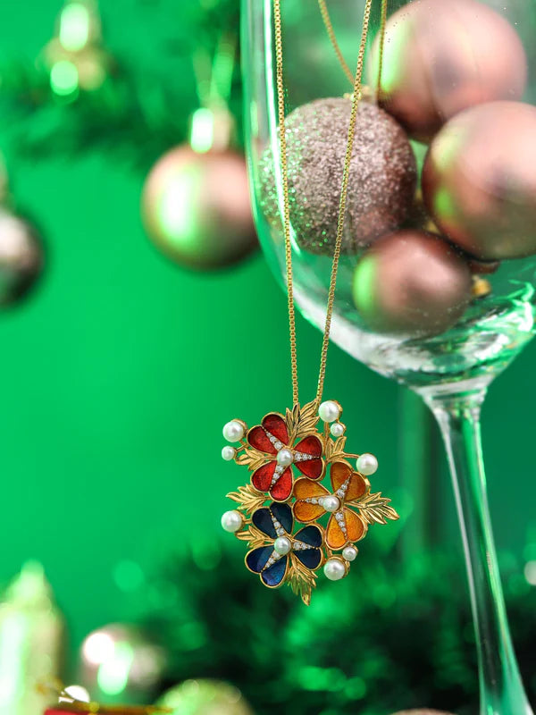 Floral Bouquet Pendant