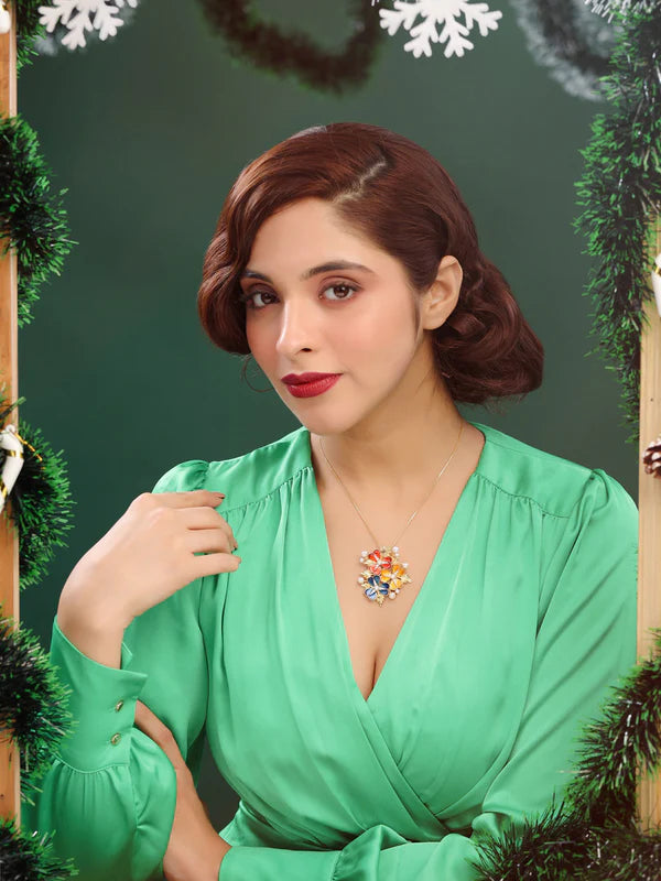 Floral Bouquet Pendant