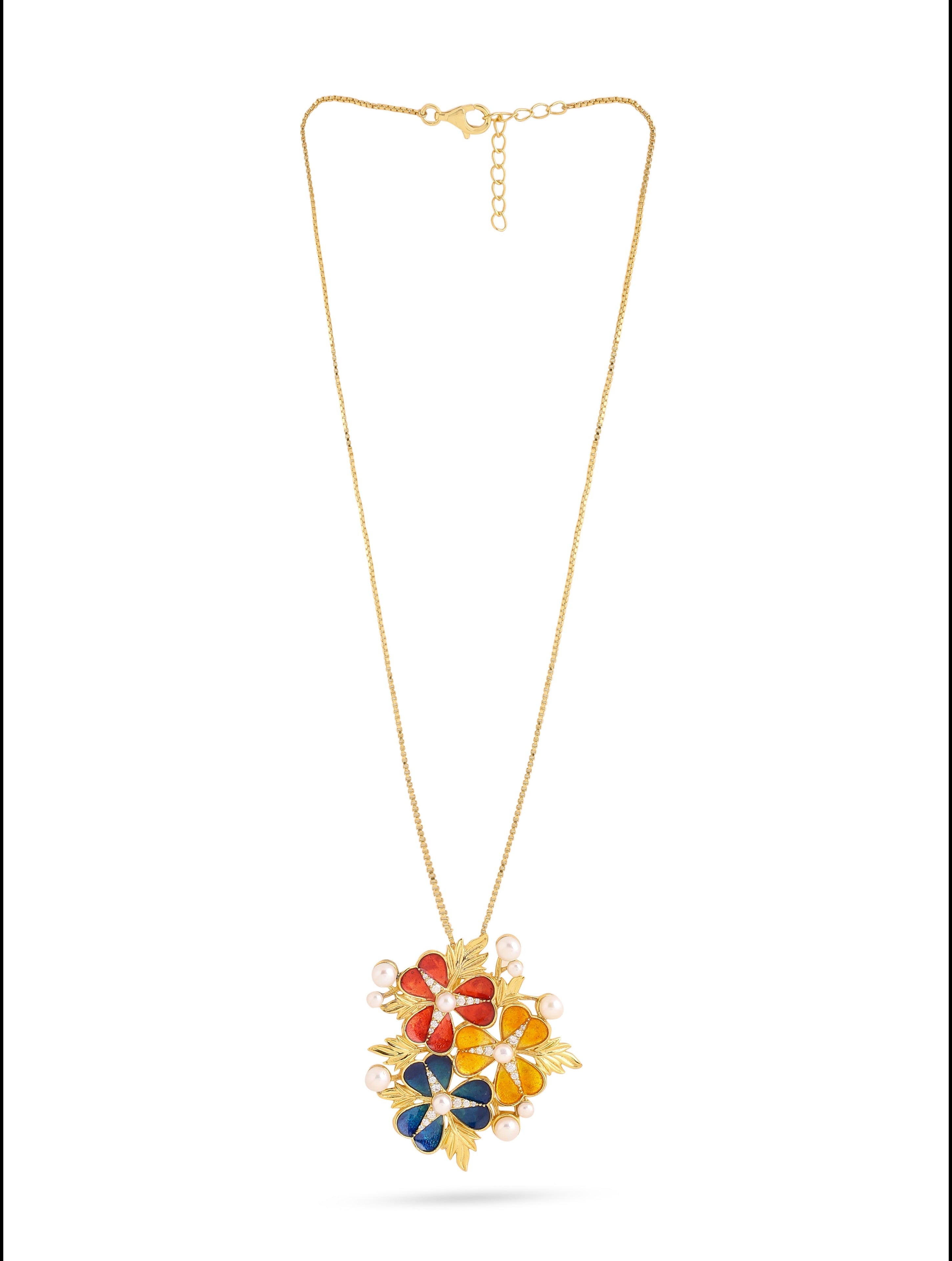Floral Bouquet Pendant