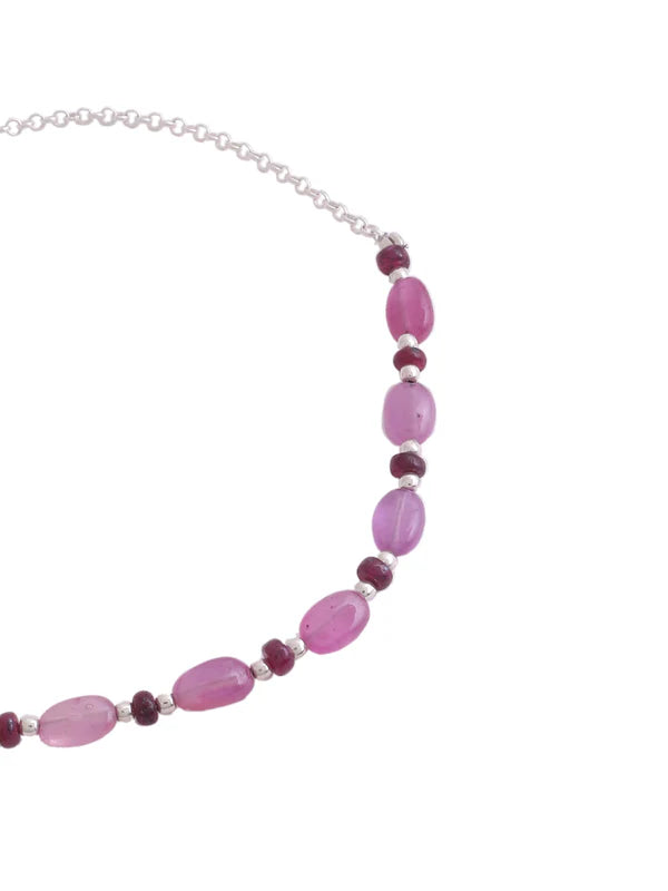 Serenity Stone 925 Sterling Silver Anklet For Women