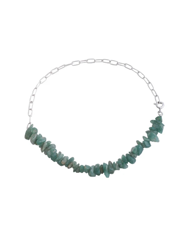 Rough Beauty Chain 925 Sterling Silver Anklet For Women