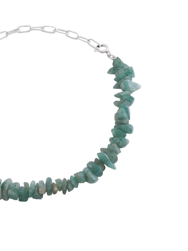 Rough Beauty Chain 925 Sterling Silver Anklet For Women