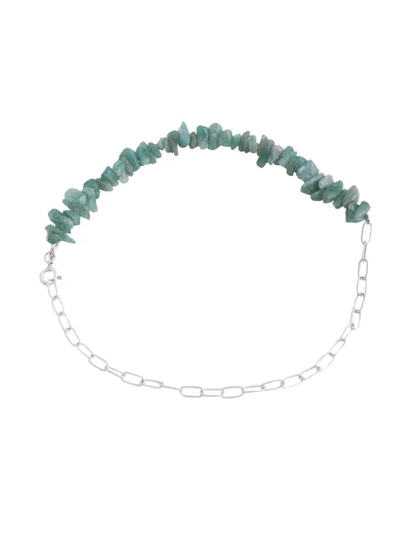 Rough Beauty Chain 925 Sterling Silver Anklet For Women