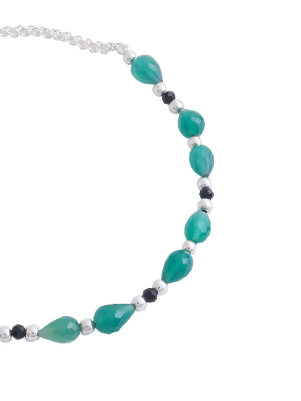 Silver leaf Serandae 925 Sterling Silver Anklet For Women