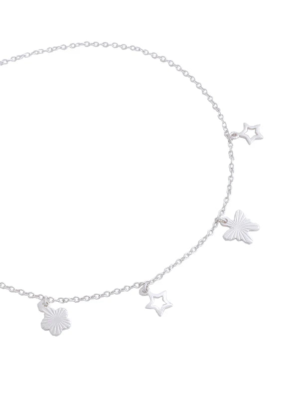 Celestial Charm 925 Sterling Silver Anklet For Women