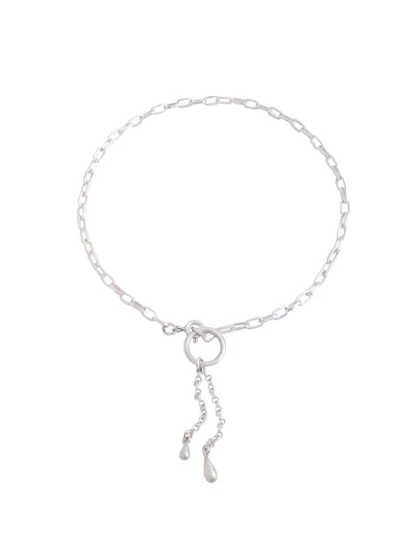The Metal Drop 925 Sterling Silver Anklet For Women