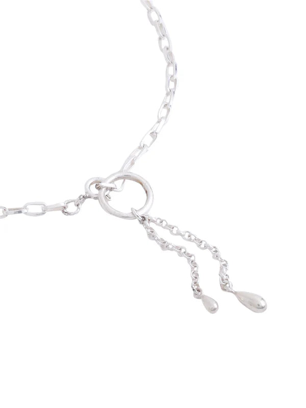 The Metal Drop 925 Sterling Silver Anklet For Women