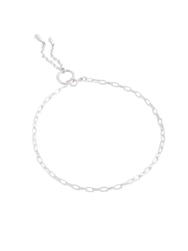 The Metal Drop 925 Sterling Silver Anklet For Women