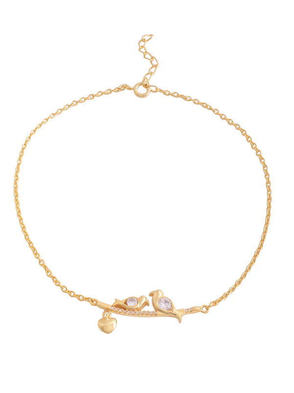 Moissanite 925 Sterling Silver Anklet For Women