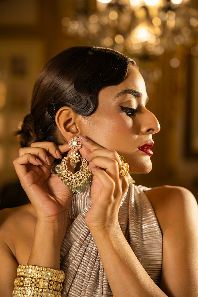 Blissful Radiant Chandbali Earrings For Women