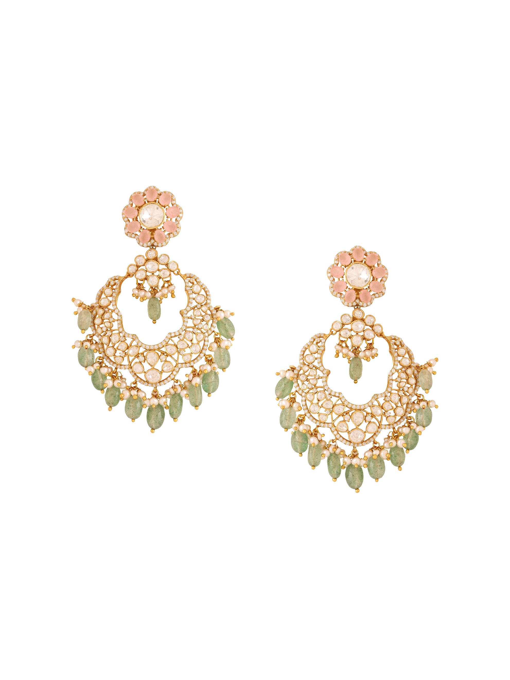 Blissful Radiant Chandbali Earrings For Women