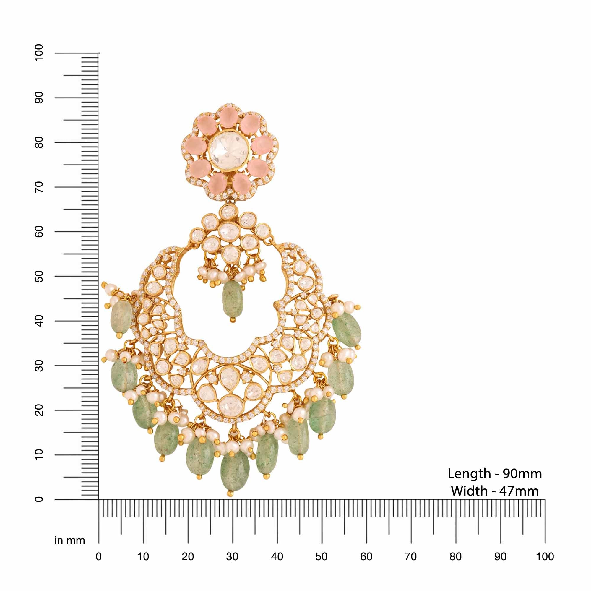 Blissful Radiant Chandbali Earrings For Women