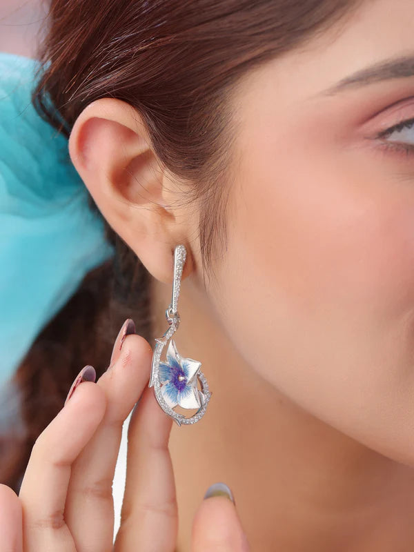 Color Me Pretty 925 Sterling Silver Stud Earrings For Women