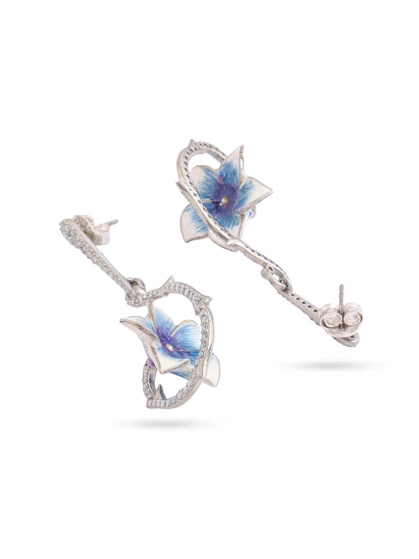 Color Me Pretty 925 Sterling Silver Stud Earrings For Women
