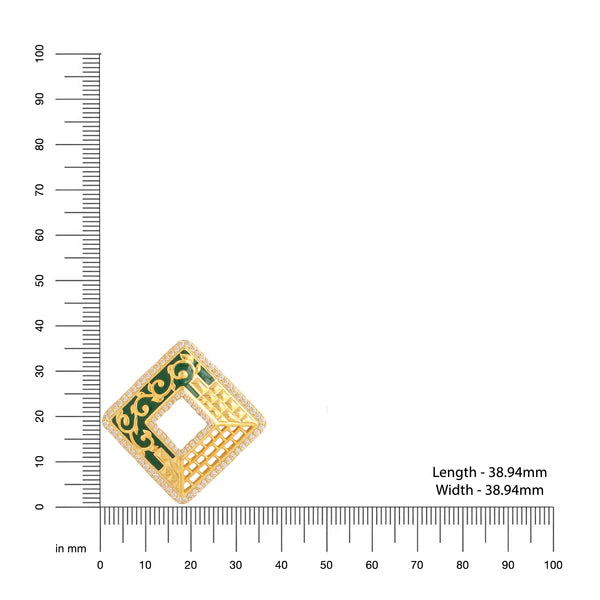 Color Me Pretty Gold 925 Sterling Silver Studs Earring For Women