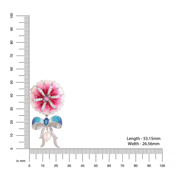 Color Me Pretty Pink Tourmaline 925 Sterling Silver Earring For Women