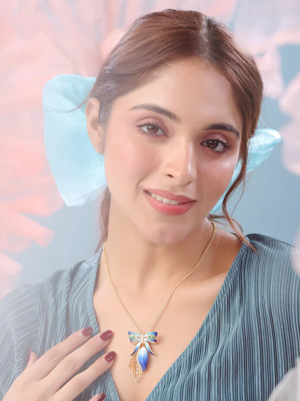 Color Me Pretty and Emerald 925 Sterling Silver Pendant For Women