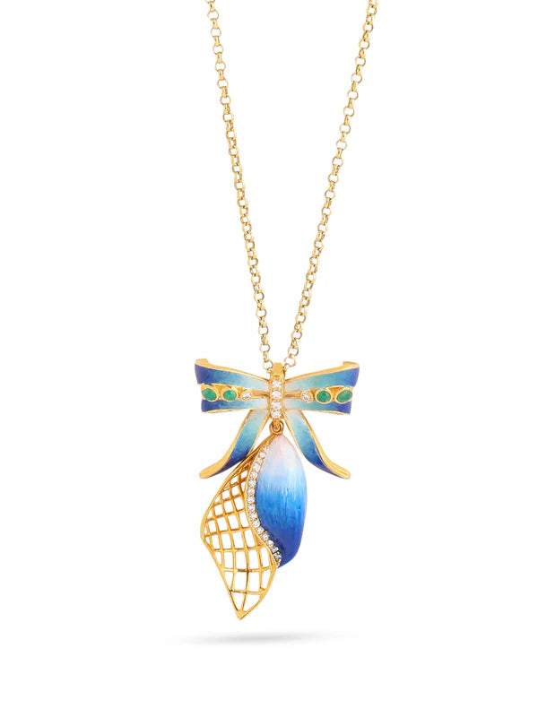 Color Me Pretty and Emerald 925 Sterling Silver Pendant For Women