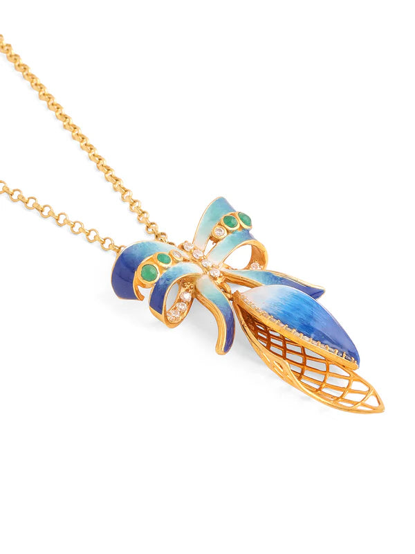 Color Me Pretty and Emerald 925 Sterling Silver Pendant For Women