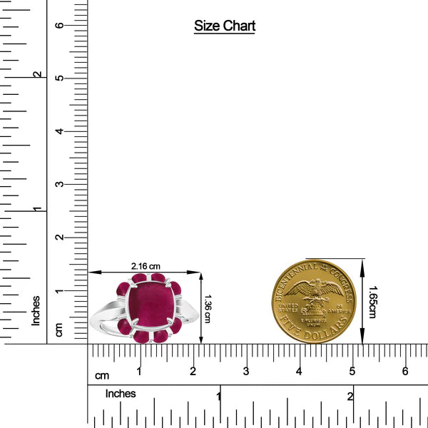 Multi Stone 925 Sterling Silver Adjustable Ring For Women