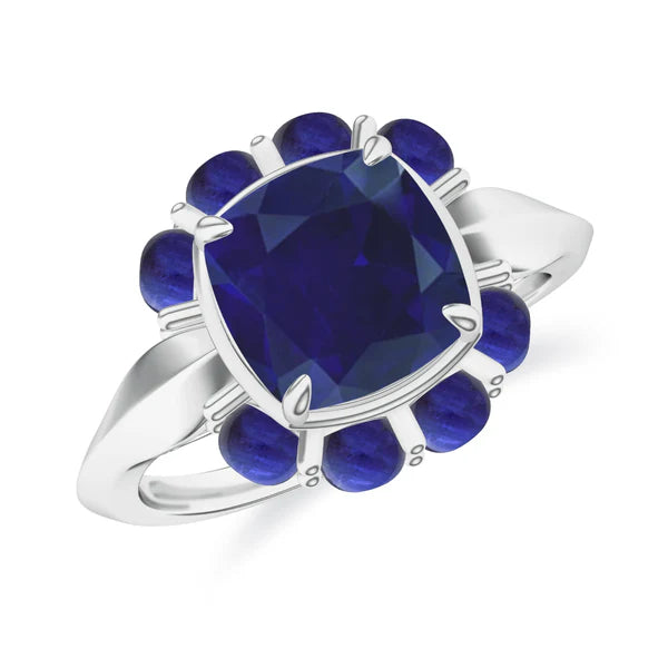 Multi Stone 925 Sterling Silver Adjustable Ring For Women