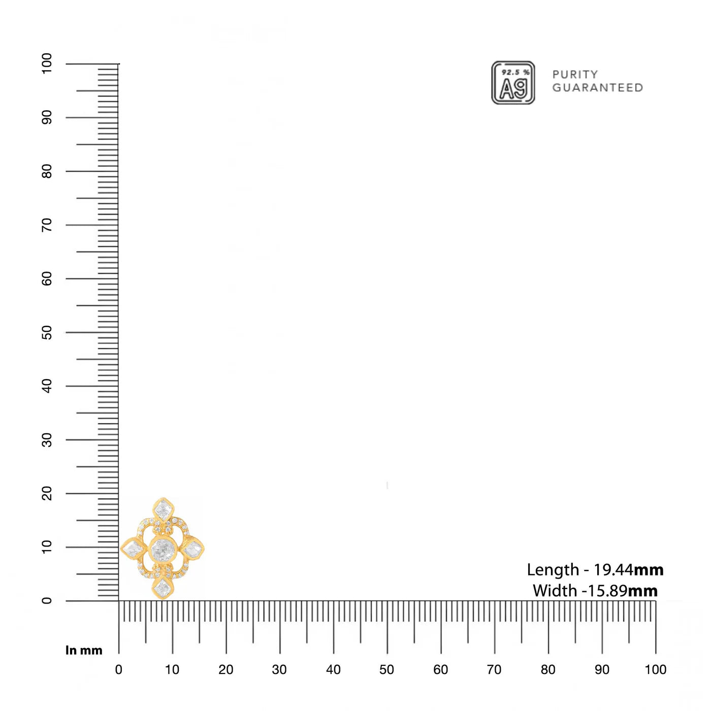 Eternal Swirl 24K Gold Plating 925 Sterling Silver Stud Earrings For Women