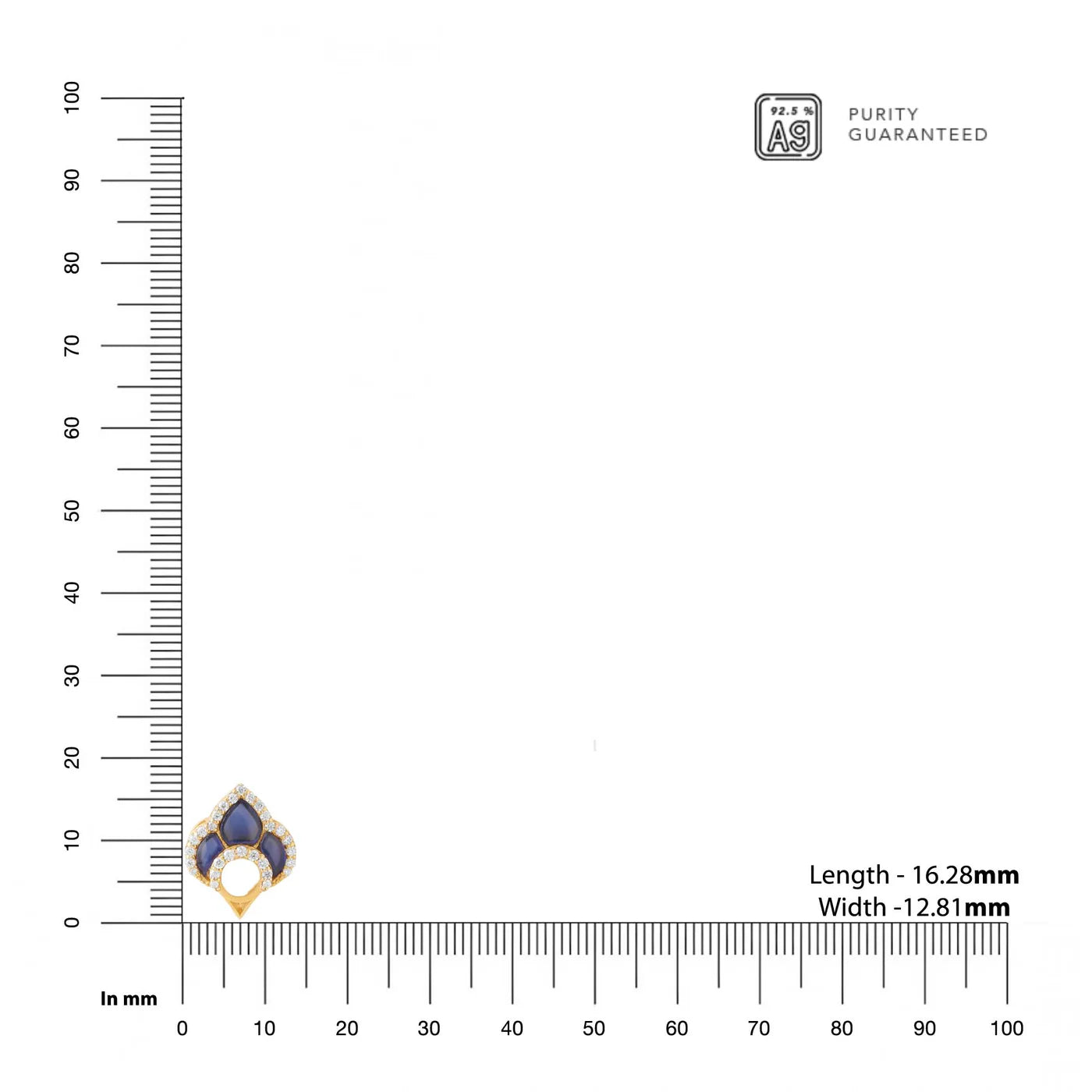 Glimmering Leafs 24K Gold Plated 925 Sterling Silver Earrings For Women