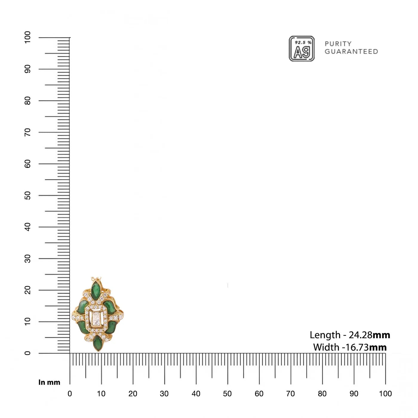 Moissanite 925 Sterling Silver Pendant For Women