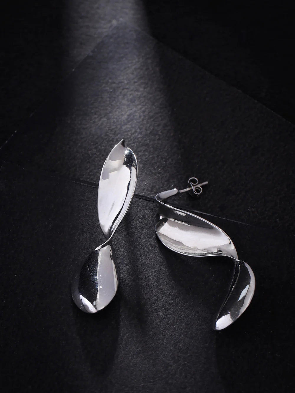Lumina Rhodium Natural 925 Sterling Silver Earrings For Women