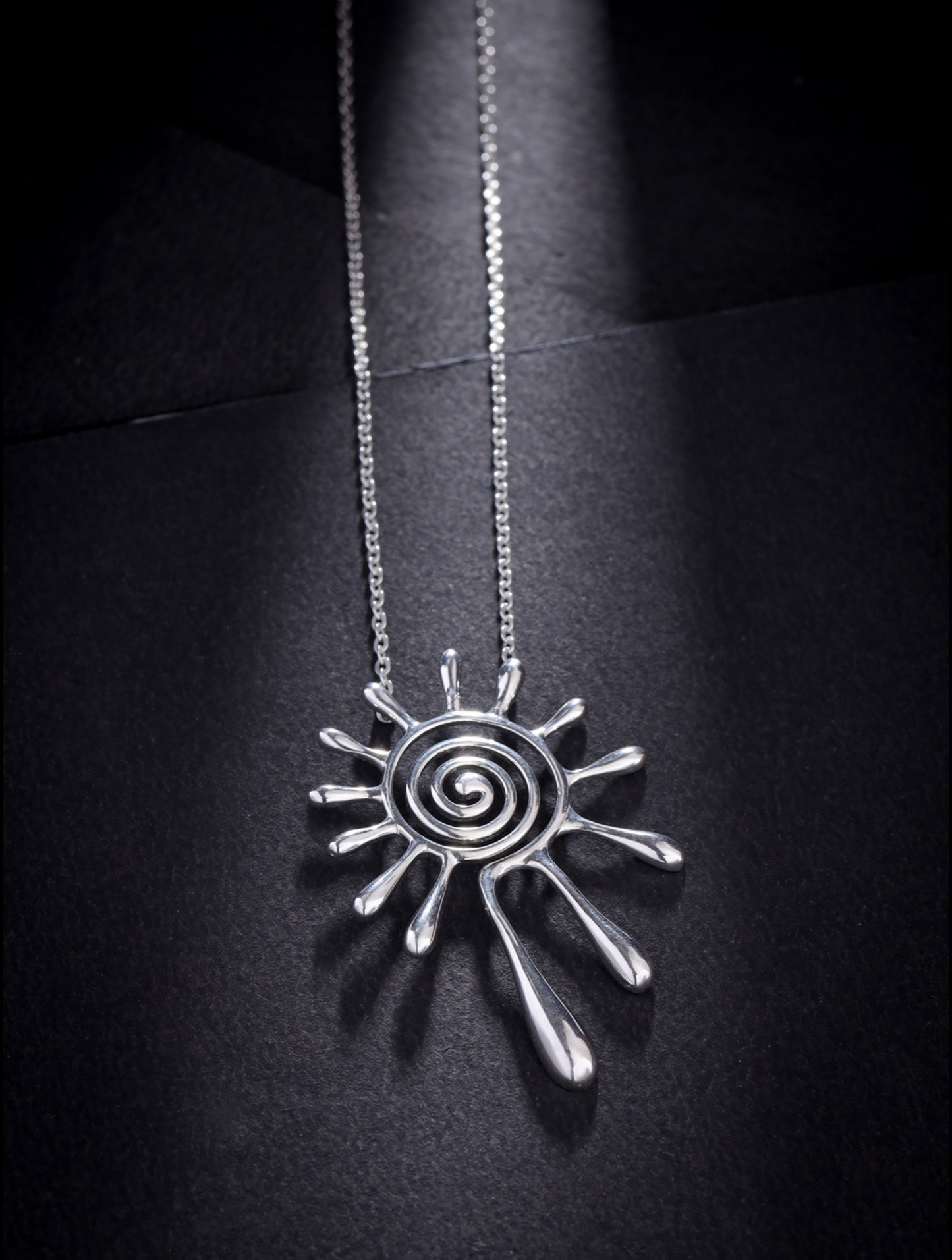 Lumina 925 Silver Modern Flower 925 Sterling Silver Pendant For Women